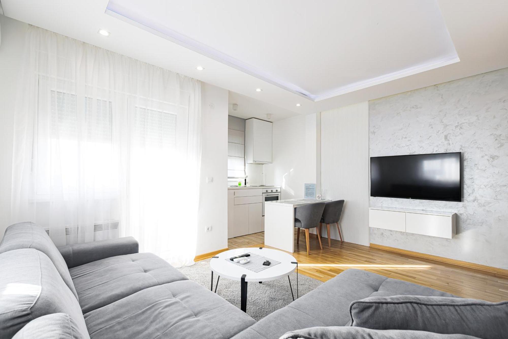White Apartments Belgrado Esterno foto