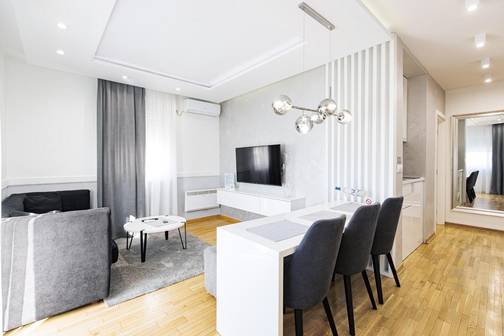 White Apartments Belgrado Esterno foto